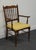 ETHAN ALLEN BAUMRITTER Georgian Court Solid Cherry Spindle Back Dining Arm Chair 11-6041A 37.5" High 24.5" Wide 22.75"...