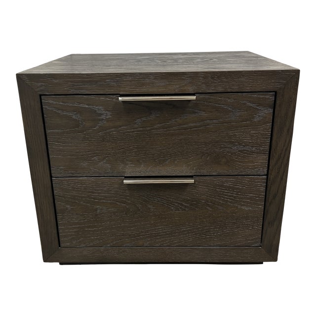 Restoration Hardware Machinto Closed Nightstand Chairish