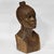 Brown 1900 Figural African Ironwood Carving of Female Bust by Abraham Chikumbirike For Sale - Image 8 of 11