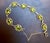 8 Carat Genuine Natural Peridot Tennis Bracelet 14 Karat Yellow Gold 14.7 Gram For Sale - Image 4 of 8