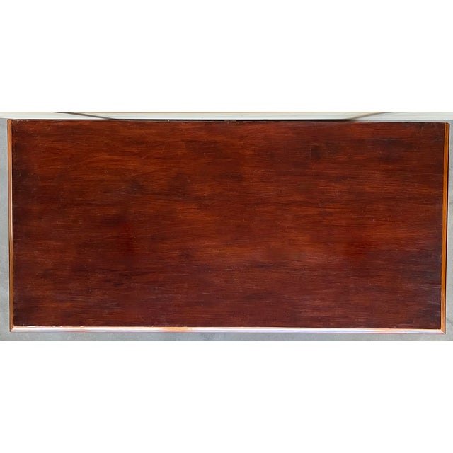 Brown Early Biedermeier Period Walnut Console Table With Drawer, Austria, Circa 1830 For Sale - Image 8 of 11