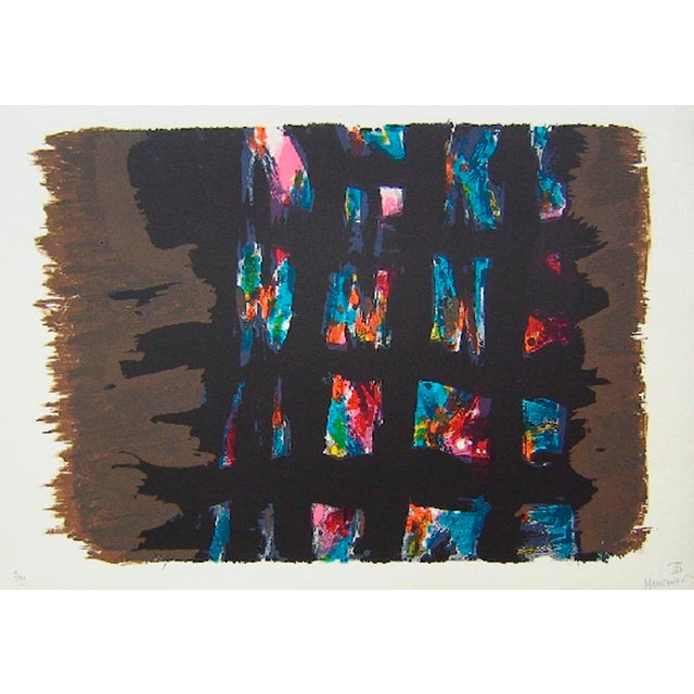 Alfred MANESSIER (1911-1993) Easter Sequel, Imprisonment 1978 Original lithograph on Arches paper Edition of 99 copies...