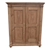 Pine Two Door Knock-Down Armoire For Sale