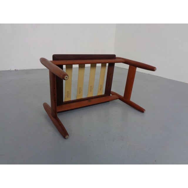 Danish Teak Stool by Hans Olsen for Frem Røjle, 1960s For Sale - Image 12 of 16