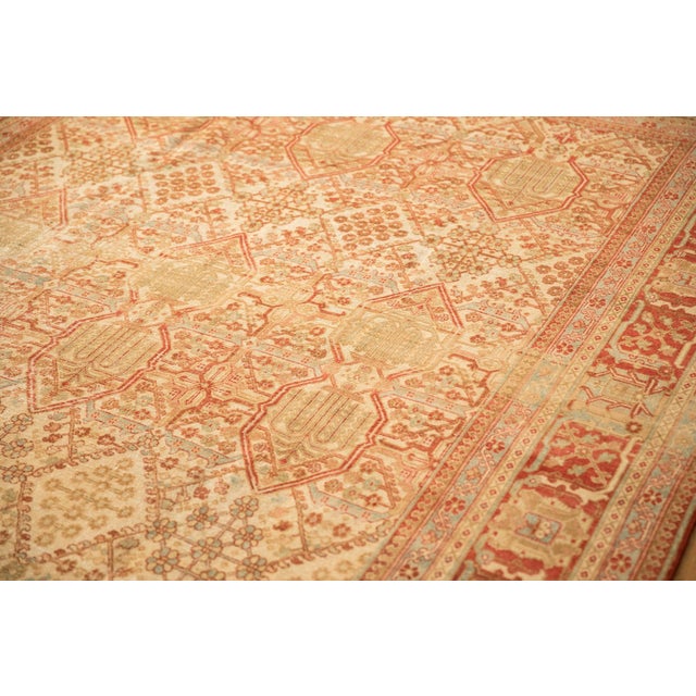 Vintage Distressed Joshegan Carpet - 7'1" x 9'11" For Sale - Image 11 of 15