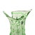 Large and impressive green glass vase in the style of Dino Martens, a high-quality 1960s design object. Very heavy, high-...