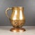 ABOUT Antique solid bronze pitcher with handle, copper insert and copper base. The pitcher is weighted with a round lead...