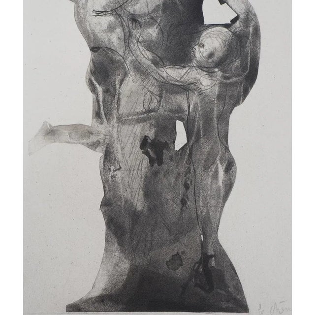 After Auguste Rodin, Imprisoned Ugolino, 19th Century, Engraving For Sale - Image 3 of 7
