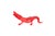 Plastic Red Resin Croco Spirit from Richard Orlinski For Sale - Image 7 of 11