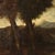 Italian School Artist, Landscape Painting with Buildings and Bathers, 18th Century, Oil Painting on Canvas, Framed For Sale - Image 9 of 13