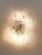 1960s Blatt Ice Glass Disc Sconce attributed to J. T. Kalmar for Kalmar, Austria, 1960s For Sale - Image 5 of 11