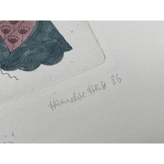 Hannelore Heise, Tränenregen from Die Schöne Müllerin Cycle, 1986, Color Lithograph For Sale - Image 10 of 12