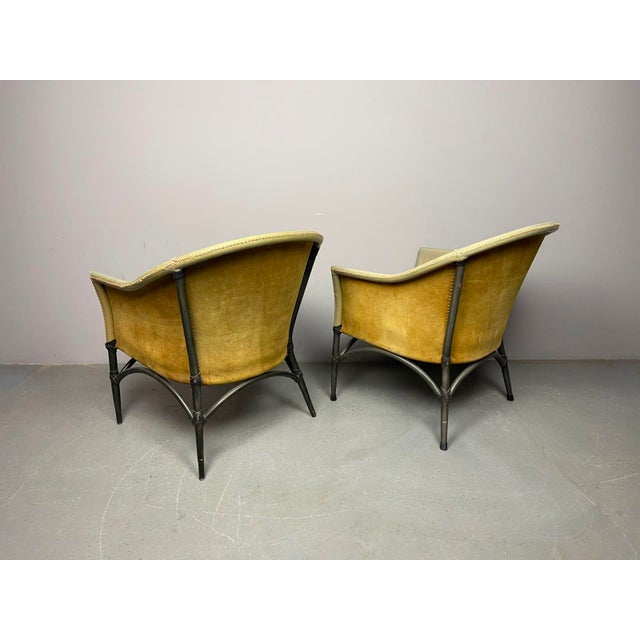 Mid-Century Modern Leather Dining Chairs by Antonio Budji Layug, Philippines, 1970s, Set of 2 For Sale - Image 12 of 18