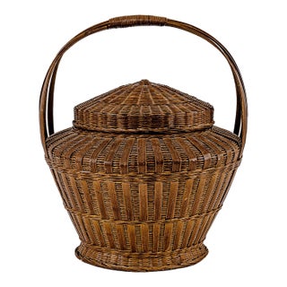 Vintage Chinese Wedding Basket For Sale