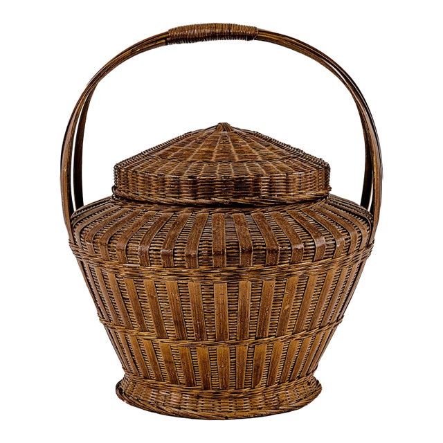 Vintage Chinese Wedding Basket For Sale