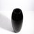 Hand Blown Murano Poker Vase in Onyx Black For Sale - Image 4 of 8