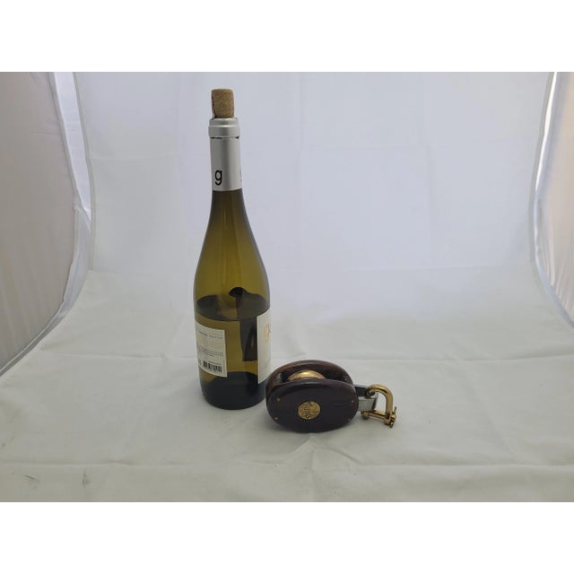 Nautical Yacht Pulley Block by Merriman For Sale - Image 3 of 10