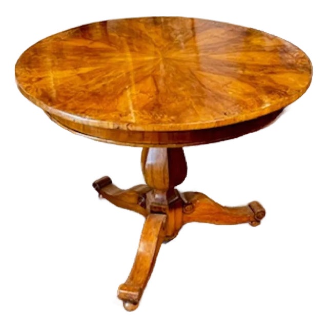 19th Century Biedermeier Center Table For Sale