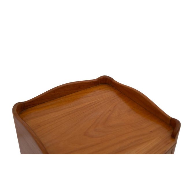1950s Narrow Bedside Tables, 1950s, Set of 2 For Sale - Image 5 of 7