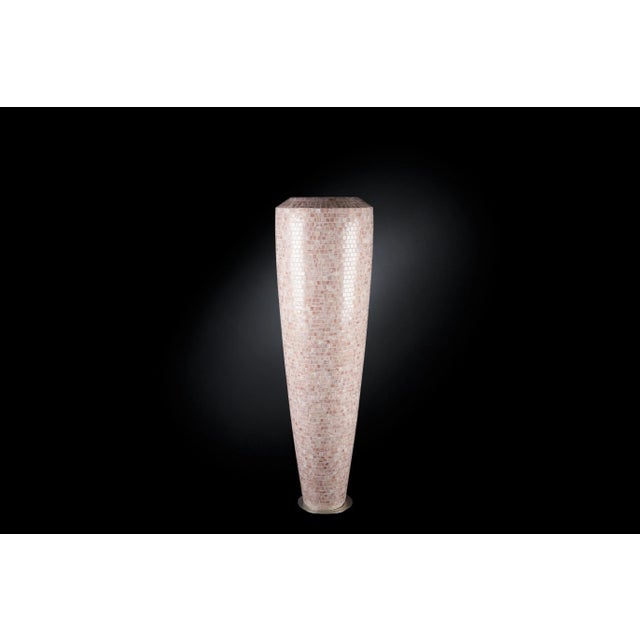 Contemporary Pink Low-Density Polyethylene Obice Vase with Bisazza Mosaic from VGnewtrend For Sale - Image 3 of 7