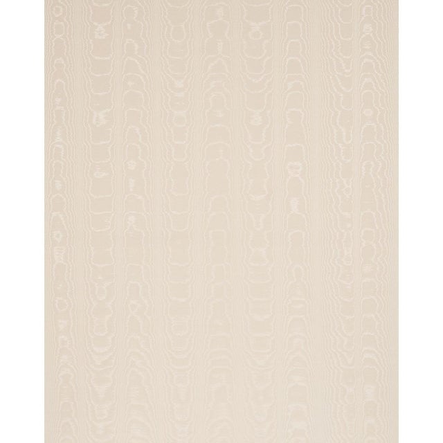 Created in collaboration with interior designer Mark D. Sikes, Washington MoirÈ features a subtle watery stripe, a...