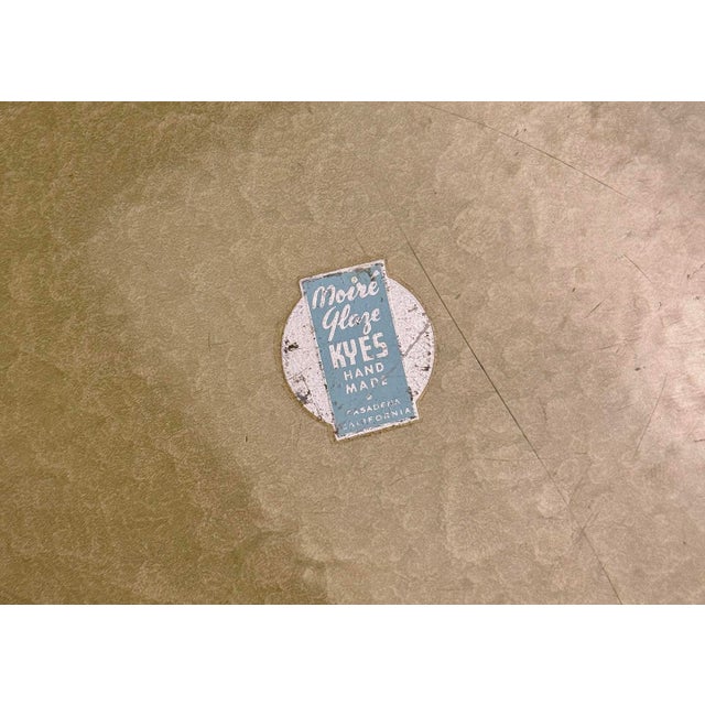 Vintage Hollywood Regency Chinoiserie Green Enamel Serving Vanity Tray For Sale - Image 9 of 9