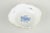 Meissen Square bowl with softly scalloped sides. Hand-decorated porcelain with hand-painted blue floral motifs in classic...