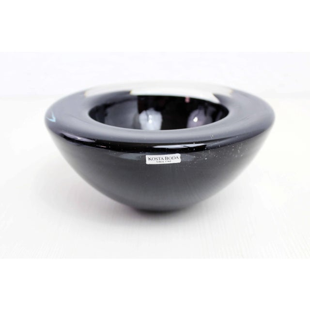 Glass Atoll Bowl by Ann Ehrner by Kosta Boda, 1980s For Sale - Image 11 of 11