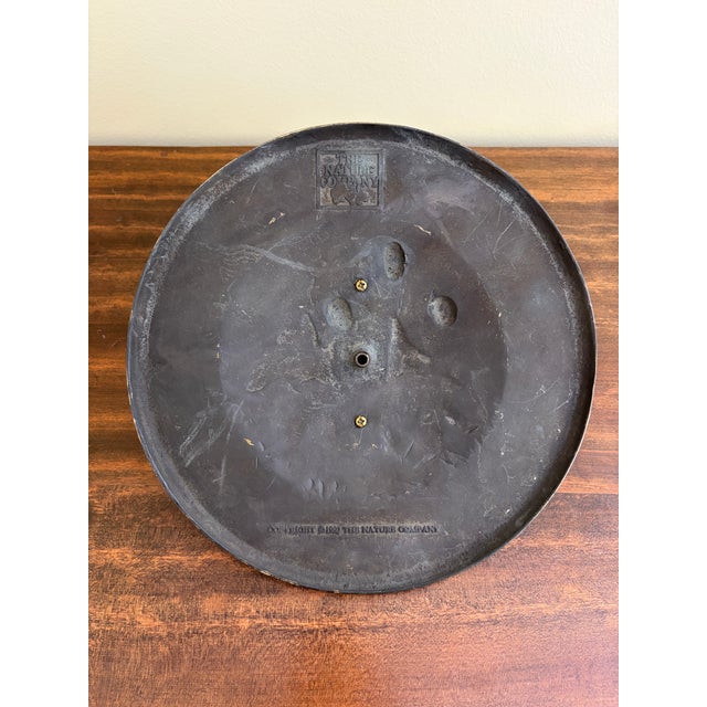 Metal Vintage Iron Faux Bois Garden Sundial With Acorns and Oak Leaves "Time Began in a Garden" For Sale - Image 7 of 7