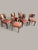 Brown German Dining Chairs in Walnut, 1940s, Set of 6 For Sale - Image 8 of 12