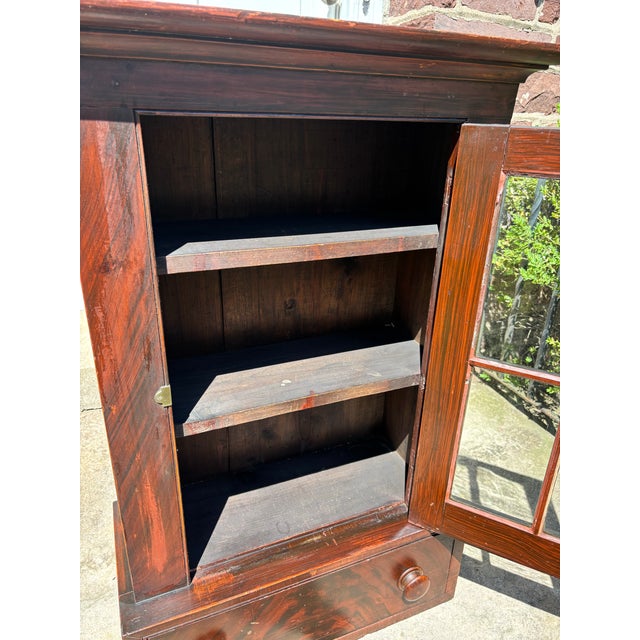 American Late 19th Century Small and Charming Country Kitchen Cupboard For Sale - Image 3 of 10