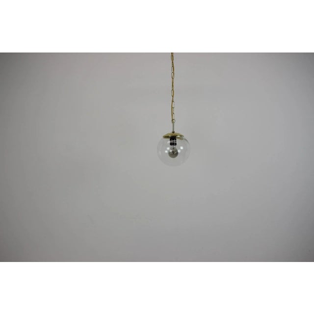 - Made in Czechoslovakia. - Made of brass, glass. - Re-polished. - Fully functional. - Good, original condition. This...