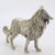 A vintage sculpture with strong visual impact depicting a Collie dog, handmade in Italy between the 1970s and 1980s in...