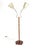 Swedish Modern Twin-Arm Floor Lamp in Teak and Brass, Sweden, 1950s For Sale - Image 10 of 10