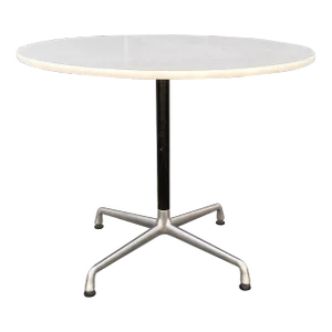 Petite Round Conference Table in the Style of Herman Miller