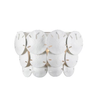 Currey & Company Tulum White Wall Sconce For Sale