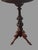 2000 - 2009 Antique Victorian Style Carved Walnut Inset Marble Top Plant Display Stand For Sale - Image 5 of 10