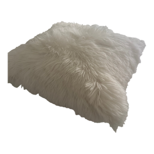 Rh Suri Alpaca Fur Pillow Covers (Set of 2) | Luxurious Long Pile | Neutral