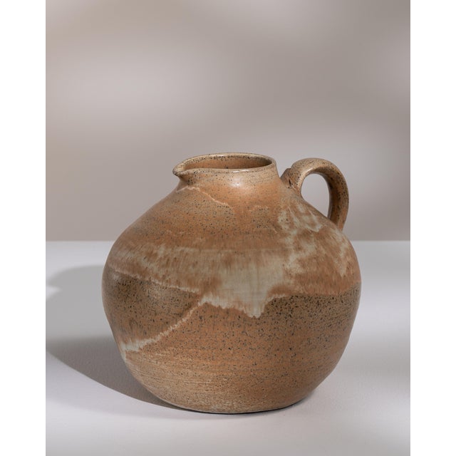 1960s Denmark Tan Ceramic Jar For Sale - Image 15 of 15