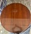 Harden Furniture Attributed Solid Cherry Queen Anne 42" X 42" Round Dining Table Extending to 74" - Late 20th Century For Sale - Image 9 of 10