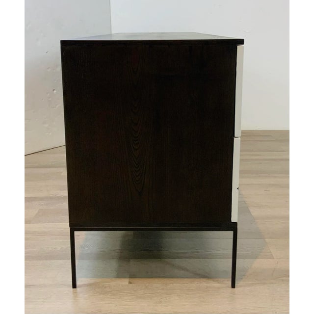 Wood Organic Modern Bleached Yukas Wood Dresser For Sale - Image 7 of 9