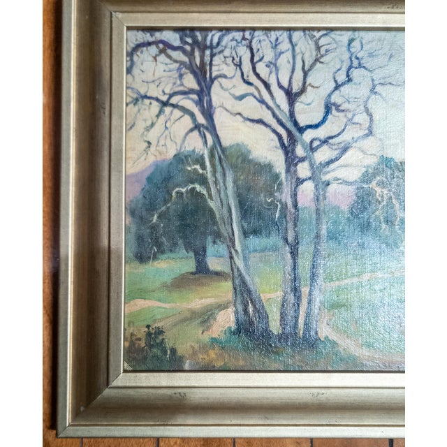 20th Century American Impressionist Landscape Painting, Unsigned For Sale In New York - Image 6 of 9