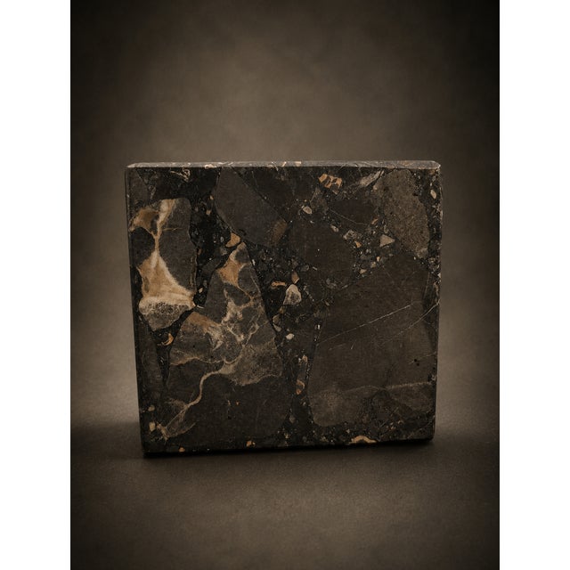 1970s Vintage Neoclassical Maiden Sculpture on Black Marble Base For Sale - Image 5 of 6