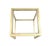 Postmodern Nesting Tables in Brass, Glass and Steel, 1970s, Set of 3 For Sale - Image 10 of 12