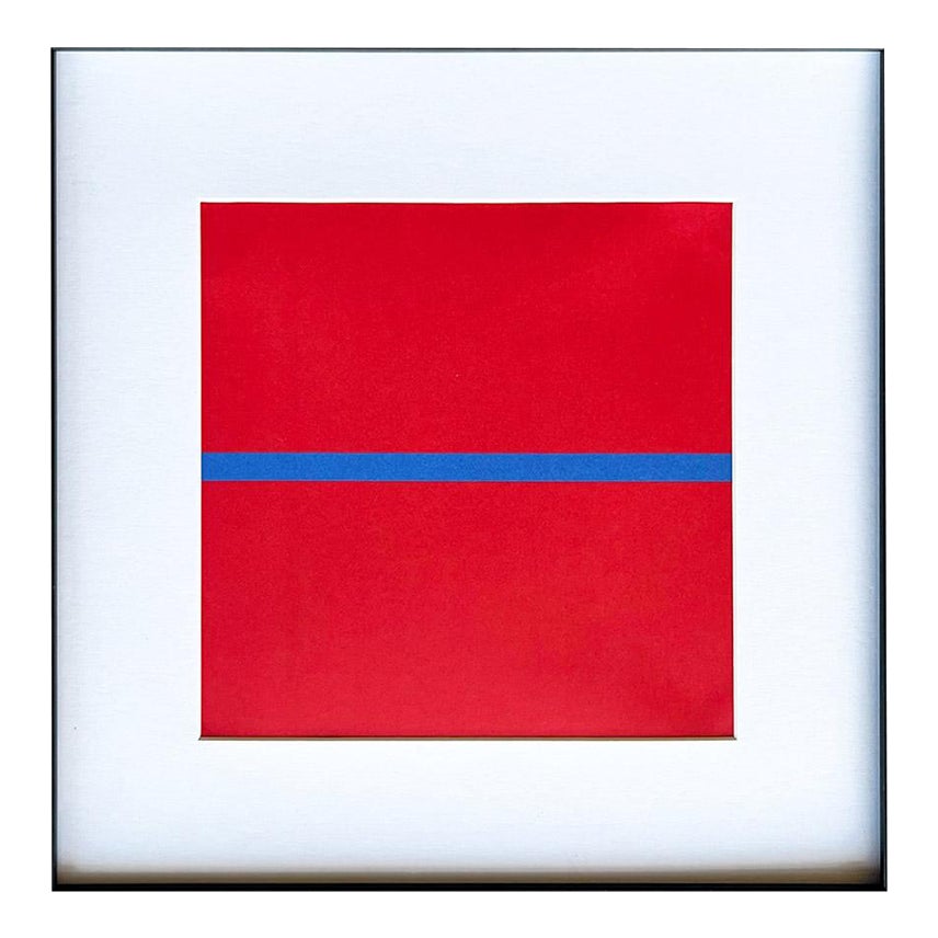 Ellsworth Kelly Linogravure Line Form Color 6 | Chairish