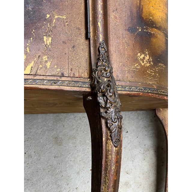 Antique Mahogany Showcase by Vernis Martin, 1890 For Sale - Image 10 of 12