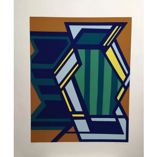 Mario Radice, Large Abstract Screenprint, 1972 For Sale
