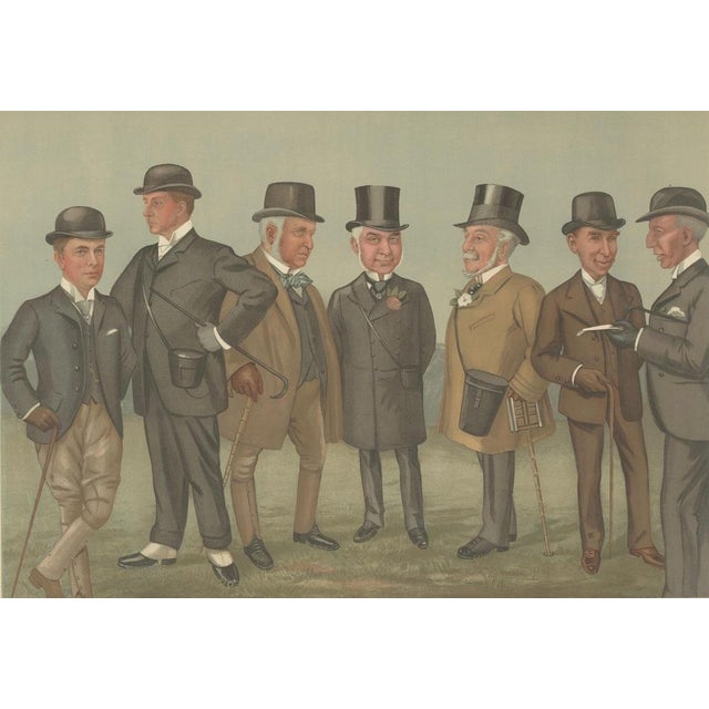 Vincent Brooks, Vanity Fair On the Heath Sporting Caricature, 1896, Print For Sale - Image 3 of 9