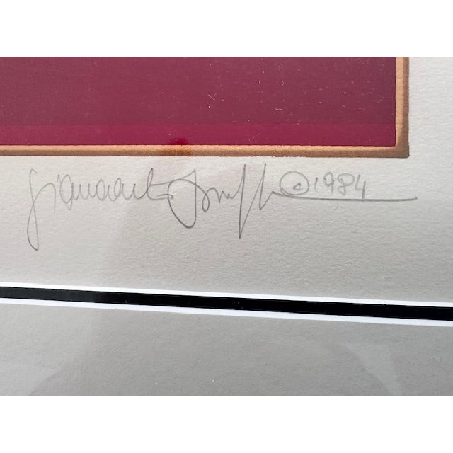 1980s 1980s Giancarlo Impiglia, Five Arches Ii, Lithograph Signed and Numbered For Sale - Image 5 of 9