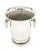 Mid-Century Modern Vintage French Jean Couzon Stainless Steel Champagne Bucket / Wine Cooler With Ring Handles – Hollywood Regency / Neoclassical For Sale - Image 3 of 12